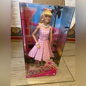 Barbie The Movie Collectible 11.5" Barbie in Pink Gingham Dress Doll 2023